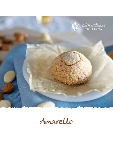 Amaretto Confezione in scatola da 18 pz Antica Biscotteria