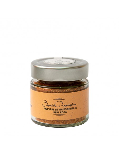 Aroma Polvere di Mandarino e Pepe Rosa vaso 40 gr Sapori di