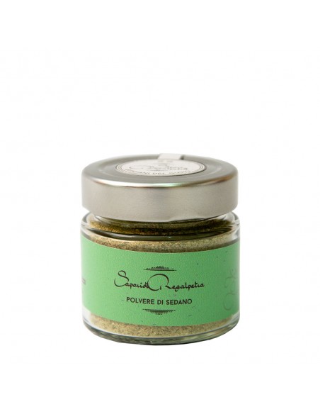 Aroma Celery Powder jar 40 gr Sapori di Regalpetra