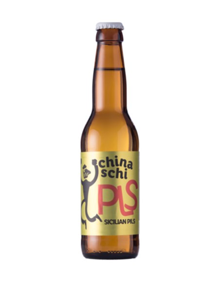 Cerveza Pils Siciliana caja de 12 botellas 33 cl Birrificio