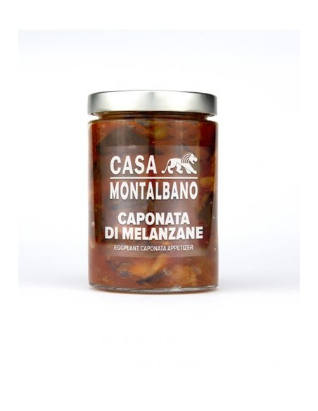 Eggplant caponata 280 gr Casa Montalbano