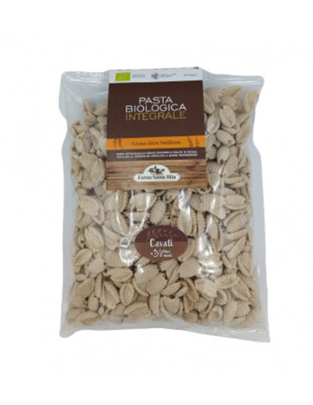 Cavati Organic wholemeal durum wheat semolina pasta 500 gr