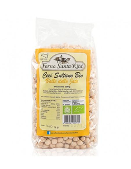 Garbanzos Sultán ecológicos 100 gr Forno Santa Rita