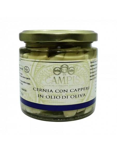 Cernia con Capperi 220 gr Campisi