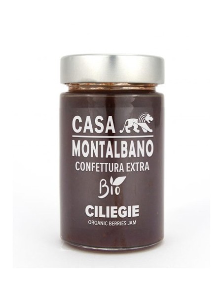 Confiture de Cerise Bio 200g Casa Montalbano