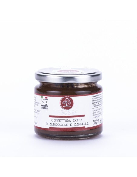 Extra Aprikosen und Zimtmarmelade 180g Tenuta Paradiso