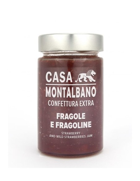 Confettura Extra di Fragole 220 gr Casa Montalbano