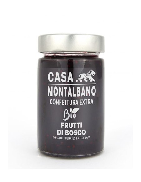 Confettura Extra Frutti di Bosco Bio 220 gr Casa Montalbano