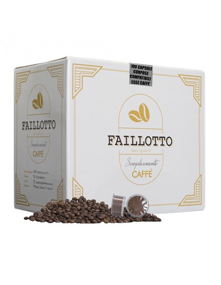 Full-bodied Compatible ESSE CAFFE' Pack of 100 pcs Faillotto