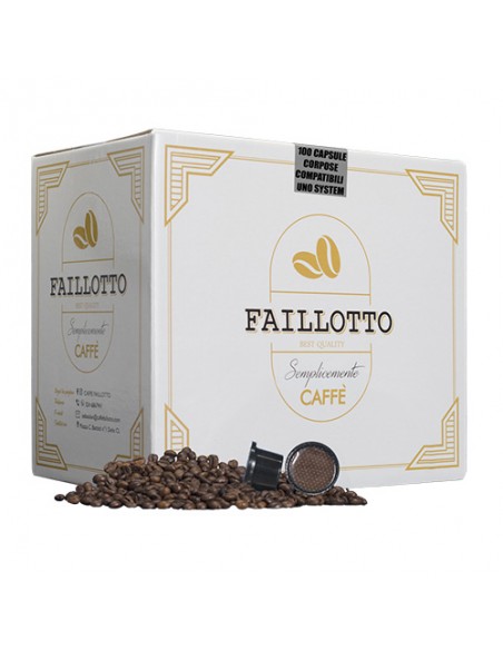 Full-bodied Compatible UNO SISTEM Pack of 100 pcs Faillotto