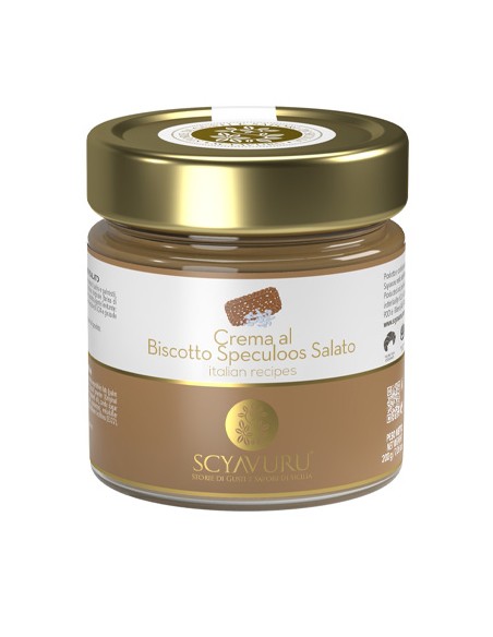 Crema al Biscotto Speculoos Salato 200 gr Scyavuru