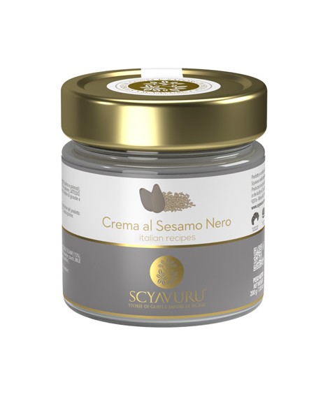 Crema al Sesamo Nero 200 gr Scyavuru