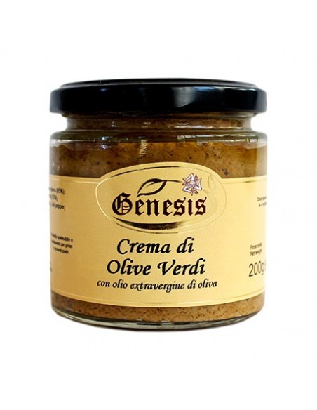 Crema di Olive Verdi 200 gr Genesis