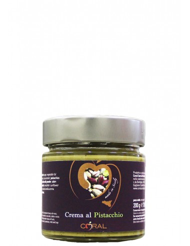 Crema Untable Dulce De Pistacho 200 gr Coral Sorsi di Sicilia