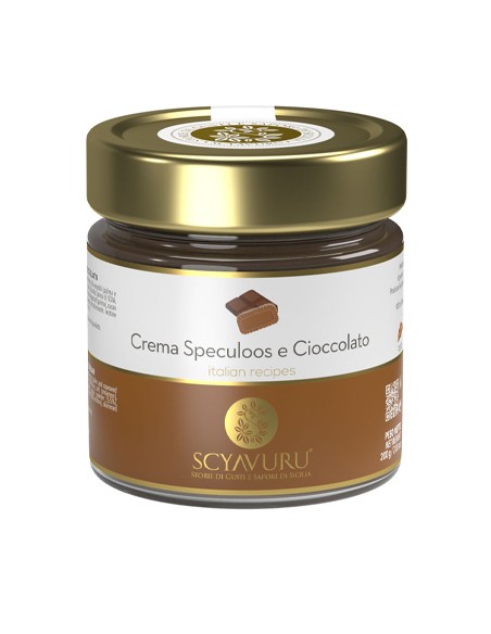 Duo Crema allo Speculoos e al Cioccolato 200 gr Scyavuru