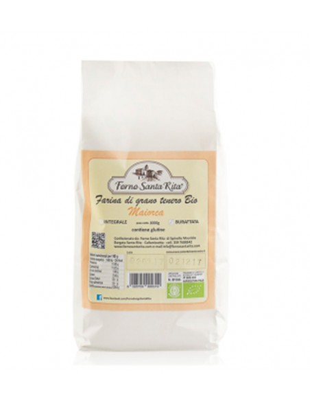 Organic Mallorca Wholemeal Flour 500 gr Forno Santa Rita