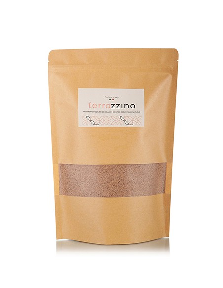 Partially Deoiled Organic Almond Flour 1 kg Terrazzino