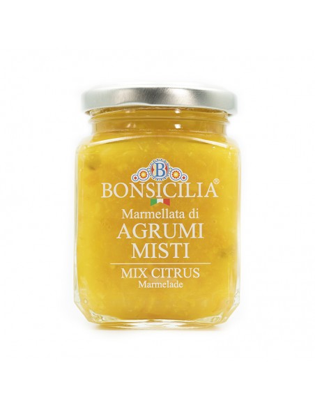 Confiture d'agrumes mélangés 240 gr Bonsicilia