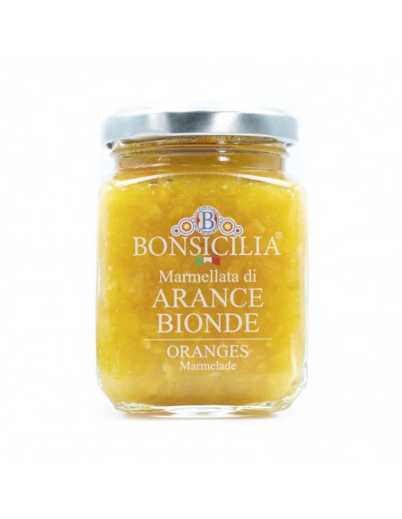 Blonde Orangenmarmelade 240 gr Bonsicilia