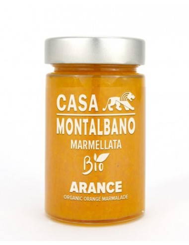 Extra Bio Orangenmarmelade 220 gr Casa Montalbano