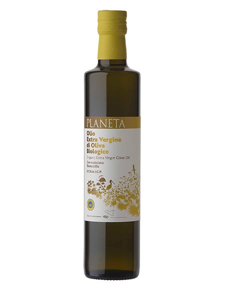 Entsteintes Bio-Olivenöl Extra Vergine Biancolilla Sicilia IGP