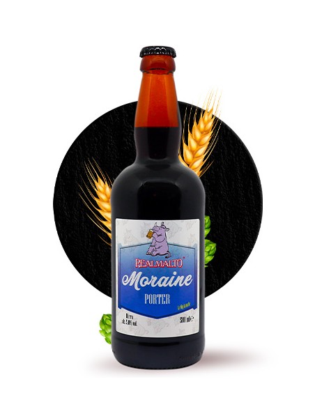 Moraine London Porter 50 cl Karton mit 12 Realmalt Flaschen