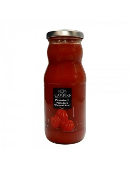 Puré De Tomate Corazón De Buey 360 gr Paquete De 12 Campisi