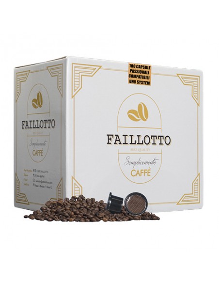 Passionate Compatible UNO SISTEM Pack of 100 pcs Faillotto