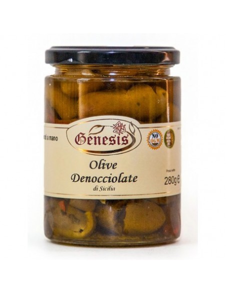 Pitted olives 300 gr Genesis