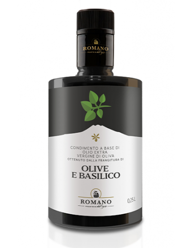 OLIVE E BASILICO Olio EVO Aromatizzato 25 cl F R V