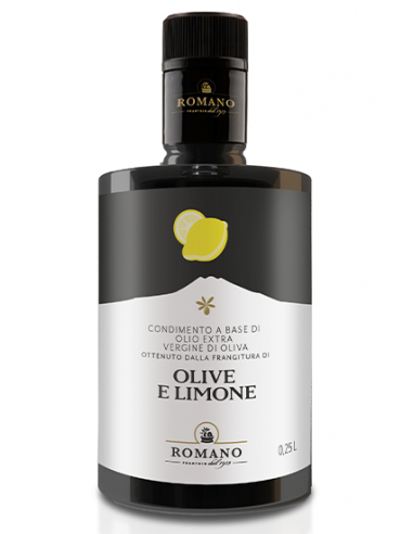 OLIVES AND LEMON flavored extra virgin olive oil 25 cl