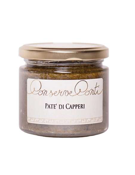 Caper paté in extra virgin olive oil 190 gr Conserve Conti