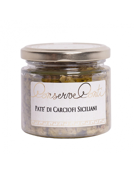 Paté di carciofi siciliani in olio extravergine d’oliva 190 gr