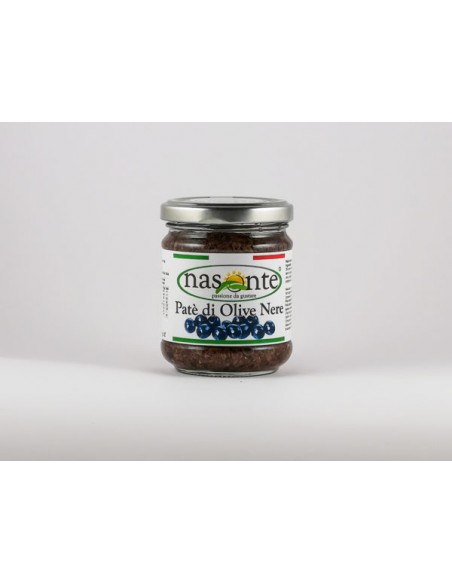 Patè di Olive Nere 190 gr Nasonte