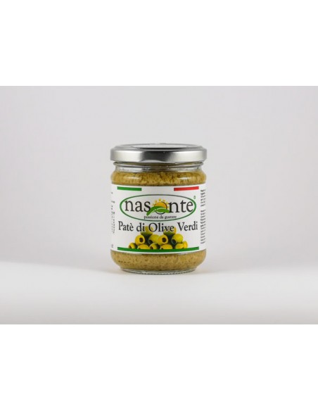 Green Olive Paté 190 gr Nasonte