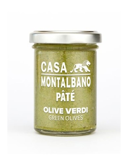 Pâté d'Olives Vertes 90 gr Casa Montalbano