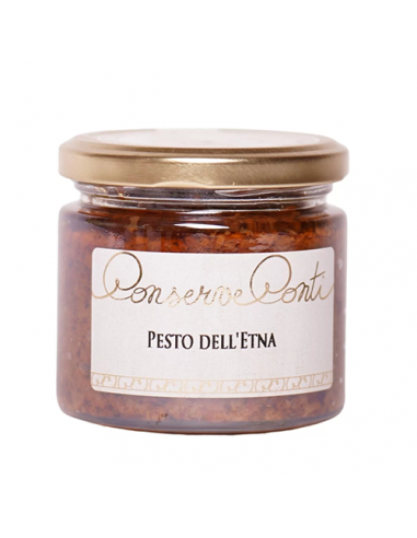 Etna Pesto en aceite de oliva virgen extra 190 gr Conserva Conti