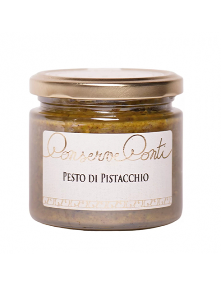 Pesto di pistacchio in olio extravergine d’oliva 190 gr