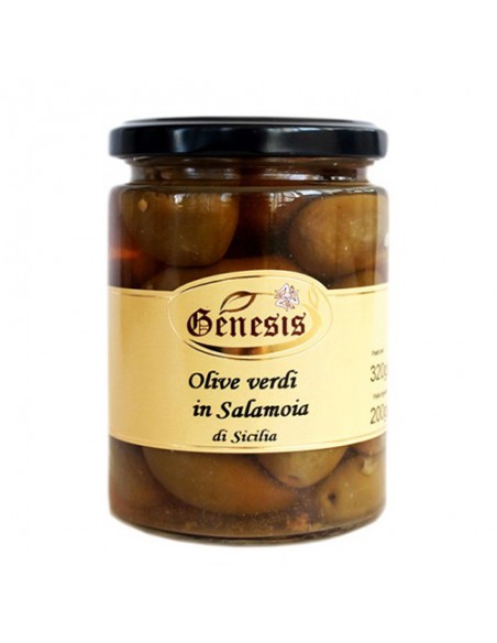 Crushed green olives 300 gr Genesis