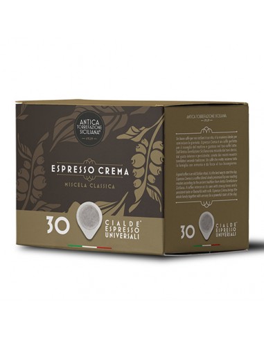 Cápsulas de café con crema espresso 30 pz A T S