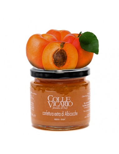 Confiture Extra d'Abricots 240 gr Colle Vicario