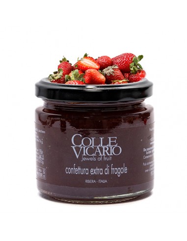 Confiture de Fraises Extra 240 gr Colle Vicario