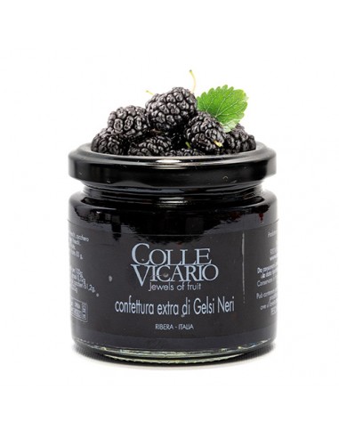 Black Mulberry Extra Jam 240 gr Colle Vicario