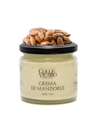 Crema dulce de almendras para untar 240 gr Colle Vicario