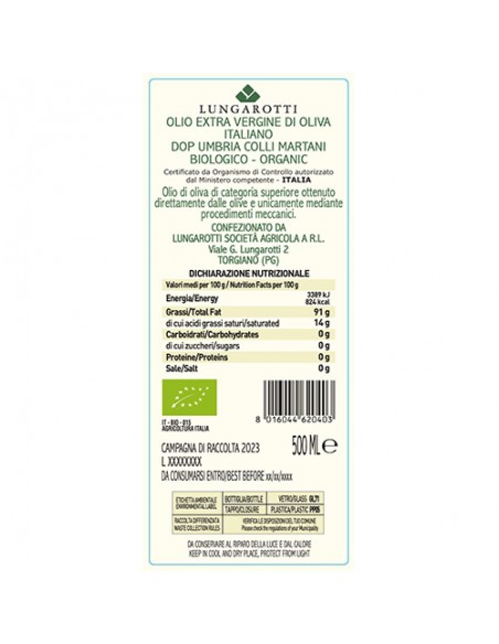 Aceite DOP Colli Martani 50 cl Lungarotti