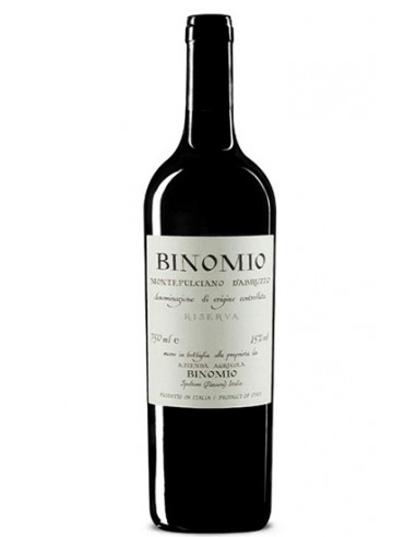 Binomio Montepulciano in cassa di legno 1,5 lt La Valentina