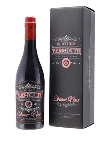 Vermouth Astucciato Etrusco Nero 75 cl Tenuta Fertuna