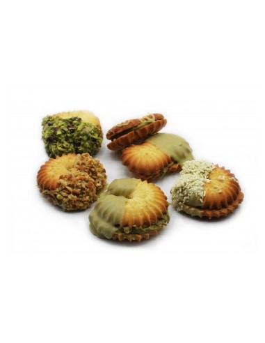 Pistachio Stuffed Biscuits 500 gr