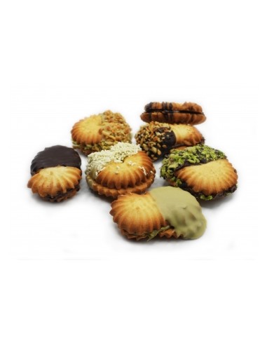 Stuffed Mixed Chocolate and Pistachio Biscuits 500 gr