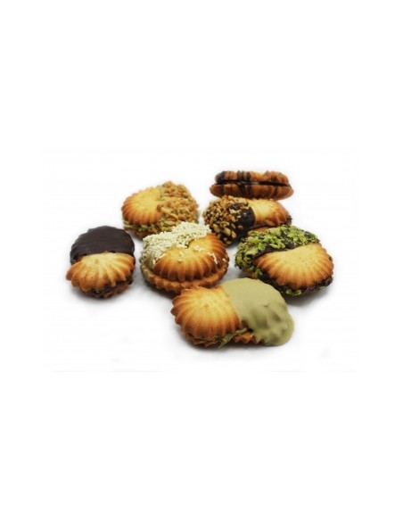 Stuffed Mixed Chocolate and Pistachio Biscuits 500 gr